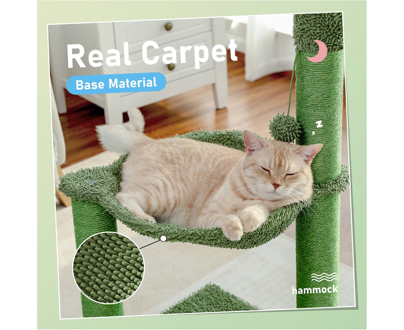 Road Cat Tree Tower Scratching Post Scratcher Wood Condo House Bed Cat Toys 93.5Cm