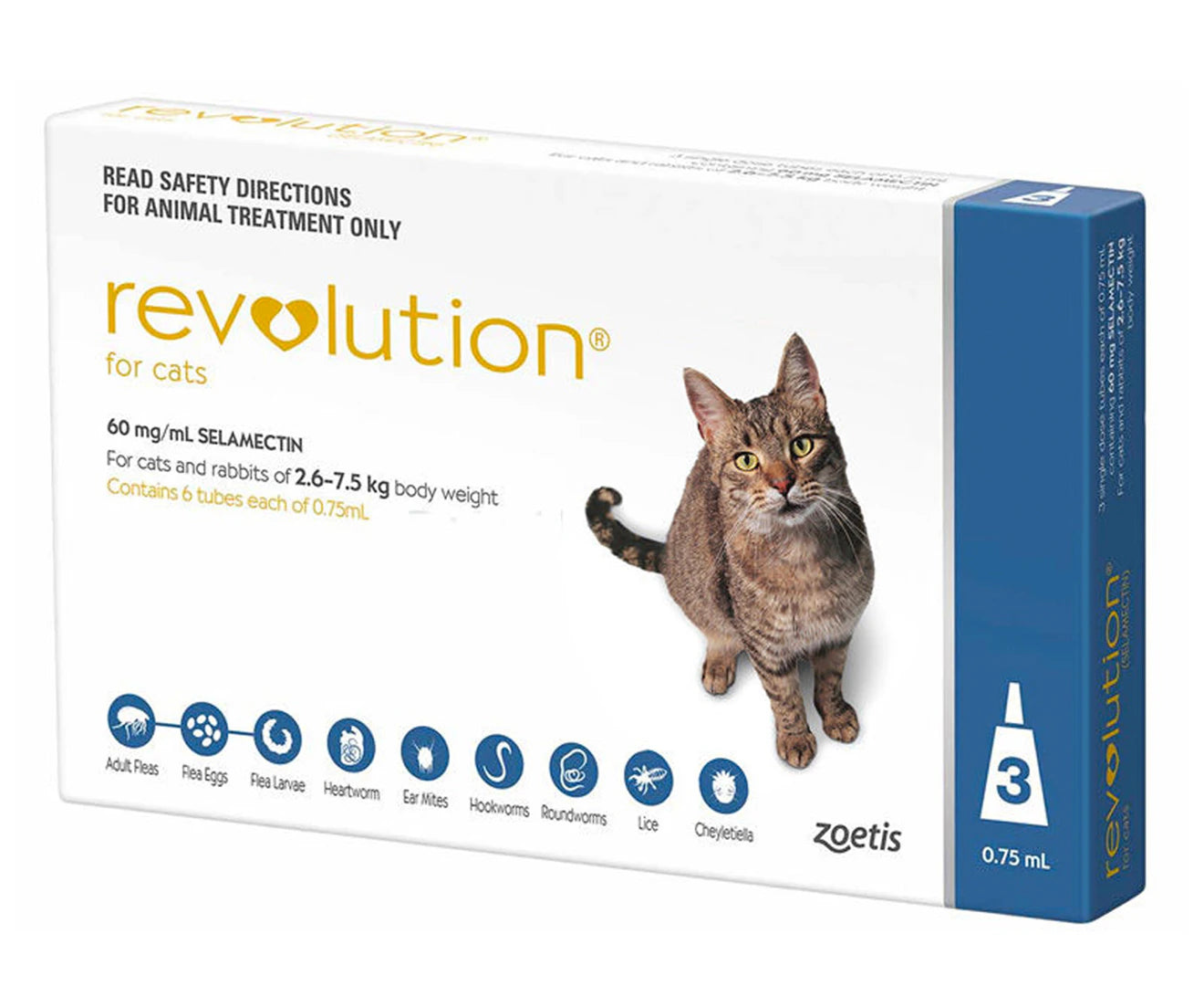 Flea & Worm Control for Cats & Kittens - 3 Pack
