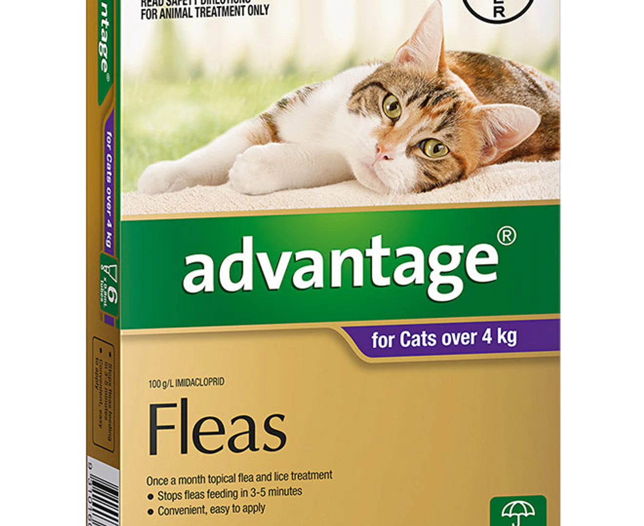 Flea Treatment for Cats 4Kg+ 6Pk