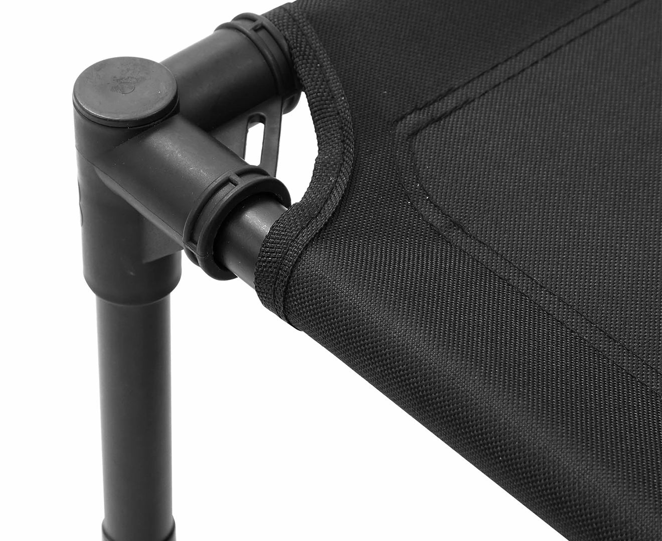 Large Elevated Pet Sofa/Bed - Grey/Black