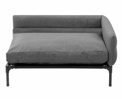 Large Elevated Pet Sofa/Bed - Grey/Black